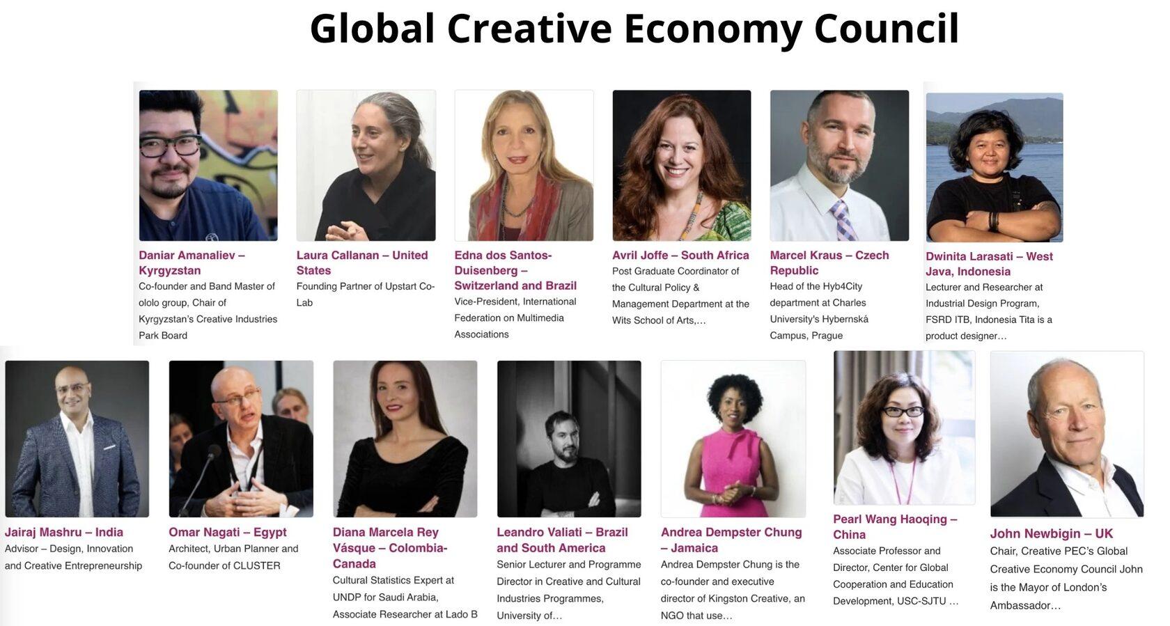 Встреча международных экспертов Global Creative Economy Council (GCEC) по креативной экономике — фото 2
